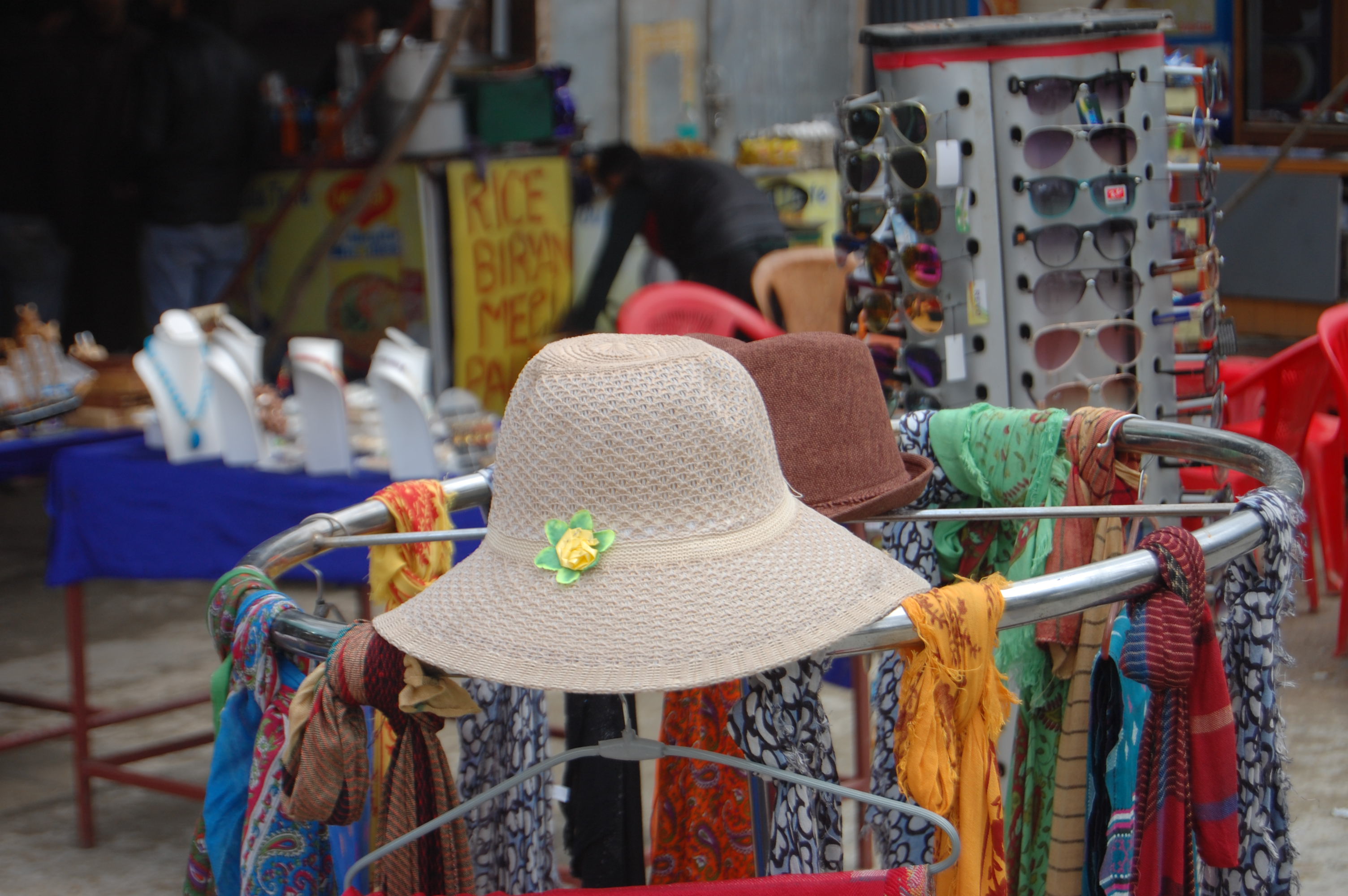 Indian street market